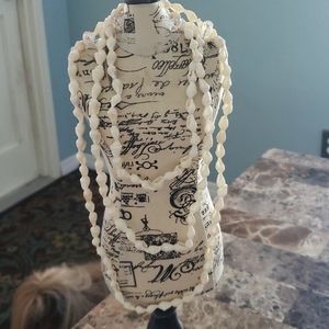 Extra long shell necklace